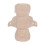 (Beige) Herbruikbaar Plaid Menstruatiepad 3