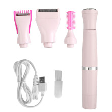 (Pink) Wiederaufladbarer elektrischer Haarentferner für Damen