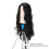 Bestauty Stoffpuppe Kopf Perücke Styling Display 4