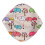 (N5) Cloth Menstrual Pad Reusable Charcoal Bamboo 18x18cm 3