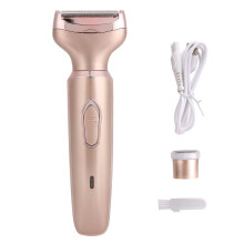 (Rose Gold) 2-in-1 USB-Elektrischer Damen-Haarentferner (Roségold)