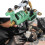 (Green) Alloy Rotary Tattoo Machine Strong Motor Liner Silver 5
