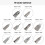 10x Disposable Tattoo Needle Cartridge 9RS 2