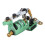 (Green) Alloy Rotary Tattoo Machine Strong Motor Liner Silver 3