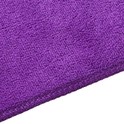 (Purple) Microfiber Sauna Massage Bath Towel Soft White