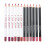 12-farbig wasserfeste matte Lippenstift-Liner-Makeup 1