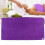 (Purple) Microfiber Sauna Massage Bath Towel Soft White 5