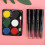 (Type B) Halloween-Gesichtsmalerei Lipgloss Set Cosplay-Make-up B 4