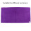 (Purple) Microfiber Sauna Massage Bath Towel Soft White 2