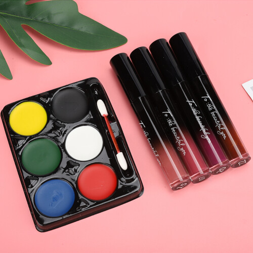 (Type B) Halloween-Gesichtsmalerei Lipgloss Set Cosplay-Make-up B 2