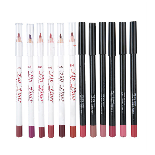 12-farbig wasserfeste matte Lippenstift-Liner-Makeup 1