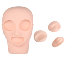 (Tattoo Practice Detachable Head) Trainingskopf-Modell für Wimpernverlängerung