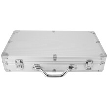 (4pcs Aluminum Case Package) 4x RVS Gua Sha Kit m. Aluminium Koffer