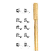 10 Stks Tandheelkundige Orthodontie Crimpbare Haak