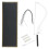 (Silver) Set Righello Microblading Argento 1