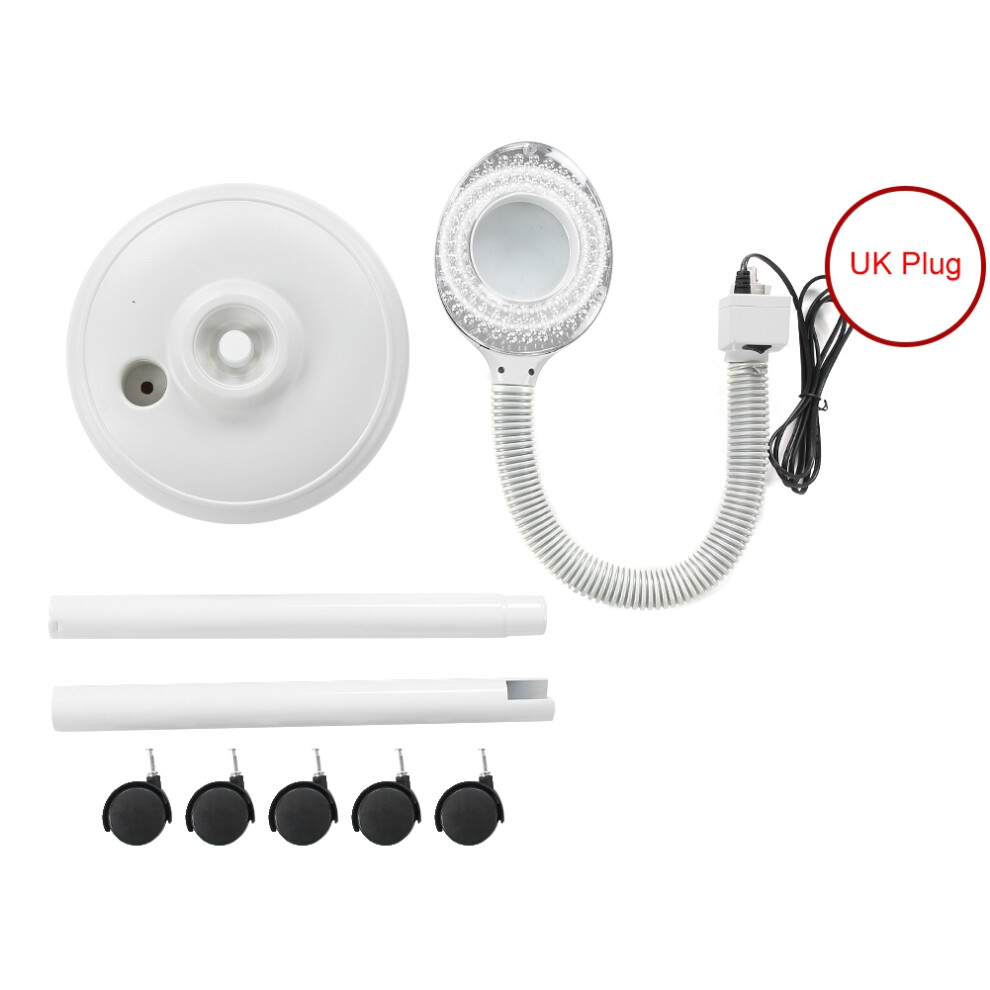 3X Diopter LED Magnifying Floor Lamp Glass Lens for Tattoo Beauty