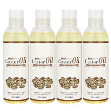 4x100ml Rizinusöl Hautfeuchtigkeit Massage-Öl