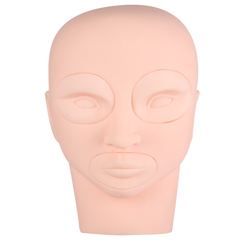 (Tattoo Practice Detachable Head) Training head mold for eyelash grafting 1