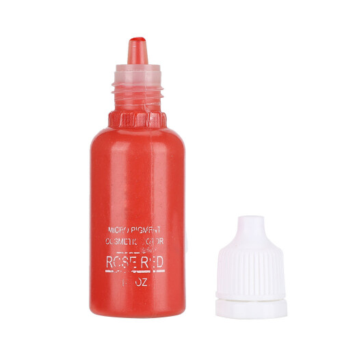 2x 30ml Semi-Permanent Rose Red Tattoo Pigment 1