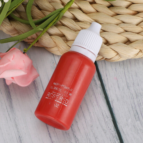 2x 30ml Semi-Permanent Rose Red Tattoo Pigment 2