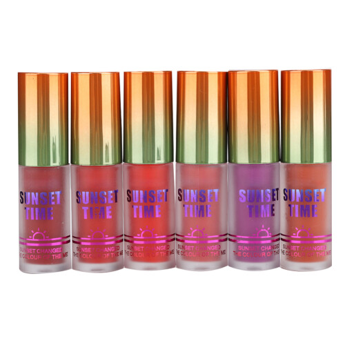 6er Matte Langlebige Lipgloss-Set Weihnachtsgeschenk 1