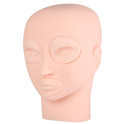 (Tattoo Practice Detachable Head) Training head mold for eyelash grafting 2