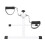 Mini Exercise Bike Foot Pedal Trainer Home Office 5