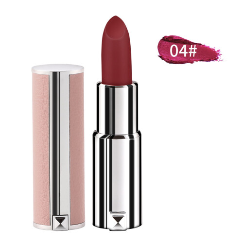 (04#) Matte Samt-Lippenstift glatt langhaltend feuchtigkeitsspendend