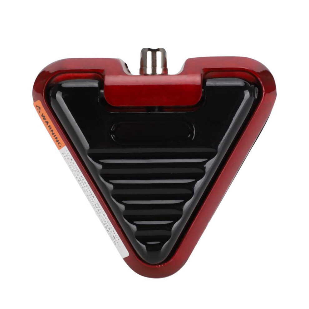 Red Triangular Alloy Foot Switch Tattoo Pedal Power Supply (Red)