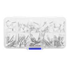 100er Box Dental-Polierwerkzeugset Pinsel & Tassen-Zubehör