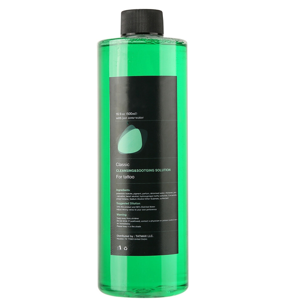 Green 500Ml Soap Tattoo Cleansing Soothing Solution