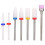 7x Keramische Nagelboorbits Set 1