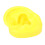 (Yellow) Yellow Soft Silicone Human Ear Model Teaching Aid 2