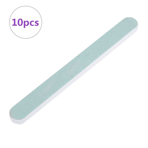 (Green) 10x Dubbelzijdige Nagelbuffer & Polijststrips 2