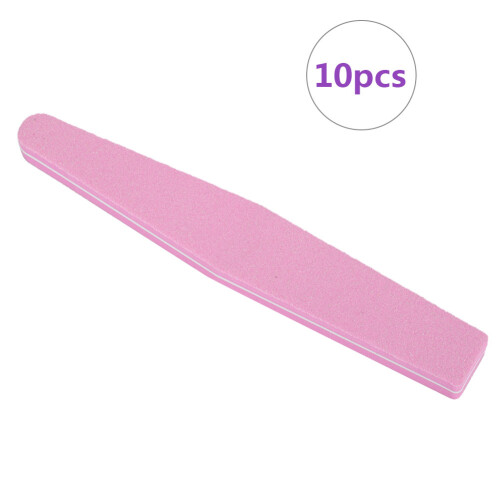 (Pink) 10x Dubbelzijdige Nagelbuffer & Polijststrips 2