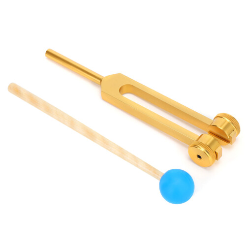 272.2HZ Aluminum Tuning Fork with Hammer Therapy Tool 1