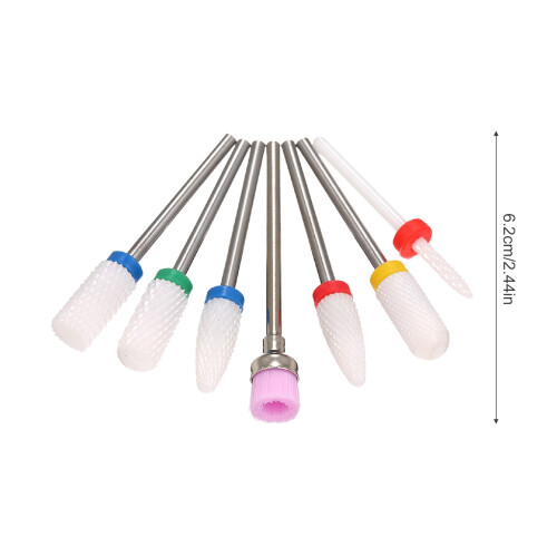 7x Keramische Nagelboorbits Set 2