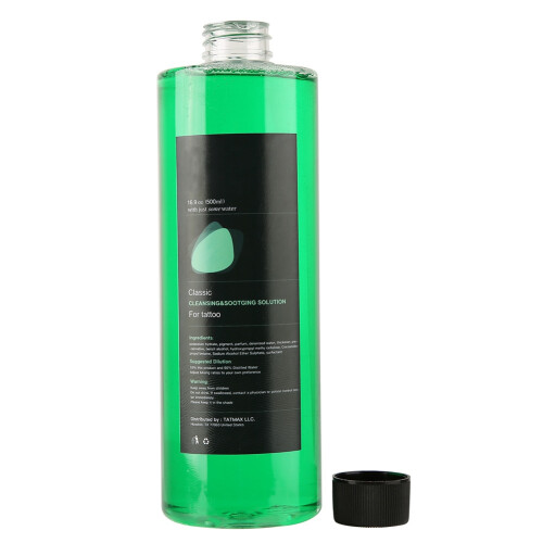 500ml Green Soap Tattoo Cleansing Soothing Solution 1