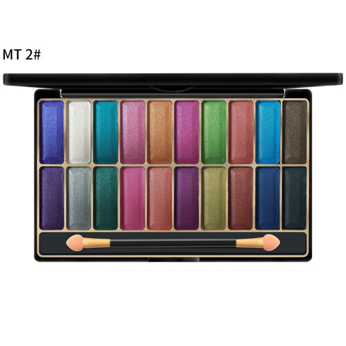 Glitter-Lidschattenpulver 20 Farben Kosmetik MT02#