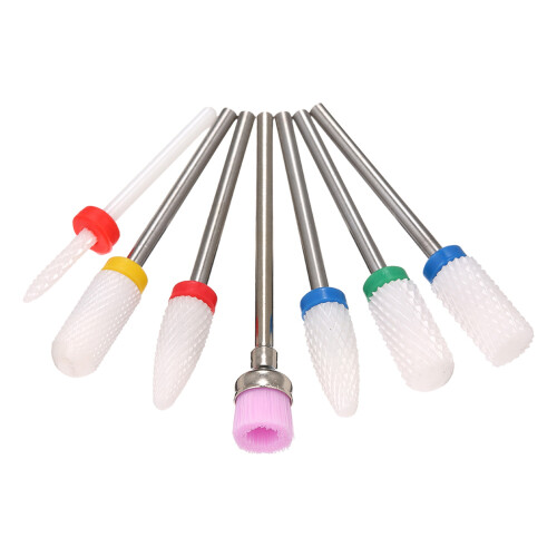 7x Keramische Nagelboorbits Set 1