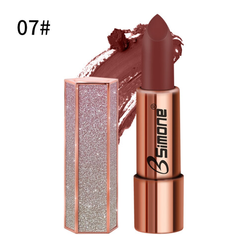 (07#) Mattes Samt-Lippenstift, wasserfest & langanhaltend