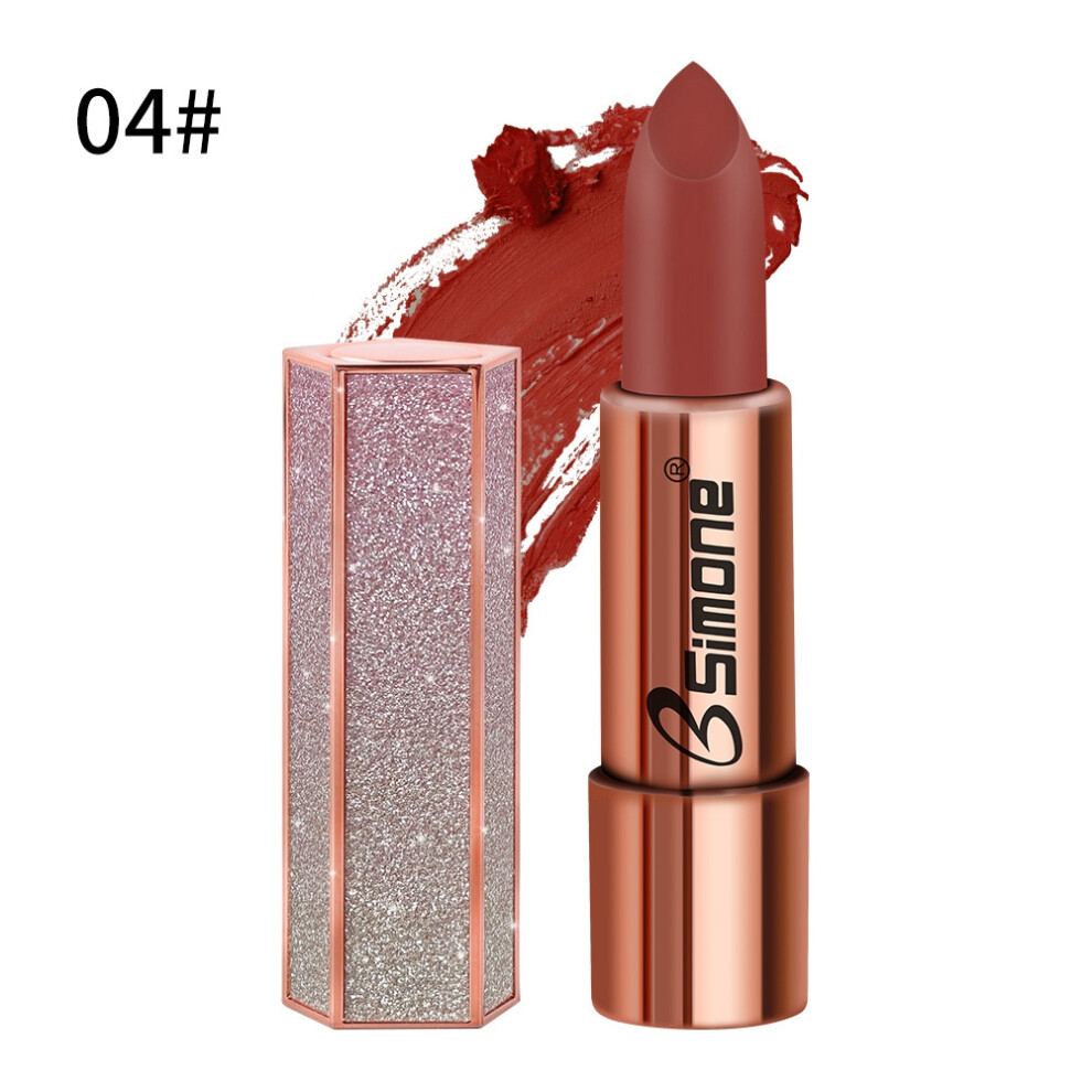 (04#) Matte Velvet Waterproof Long Lasting Lipstick