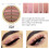 5-farbiges Glitzer-Matte Lidschatten-Puder 2