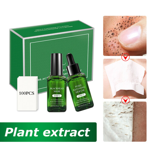 BREYLEE Blackhead Remover Tea Tree Kit Mask Serum 2
