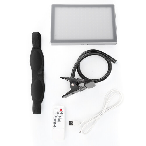 Luce LED viso terapia rossa blu