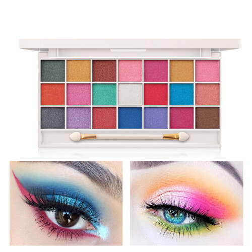 21 Farben Perlmutt Matt Lidschattenpulver (MT01#) 1
