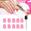 Nail-Art-Sanding-Ring 10x15mm, pink 5