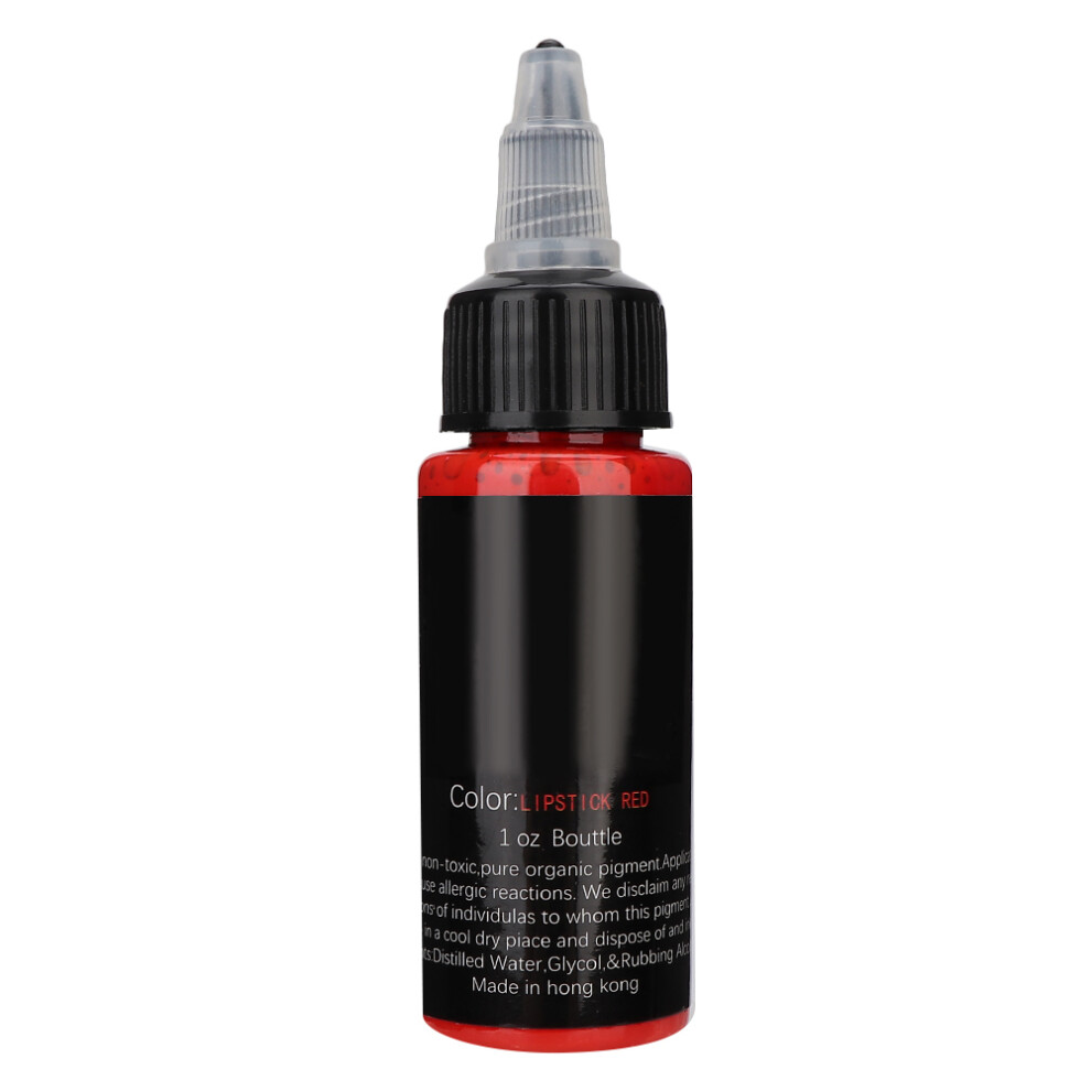 Red Semi Permanent Tattoo Pigment Ink