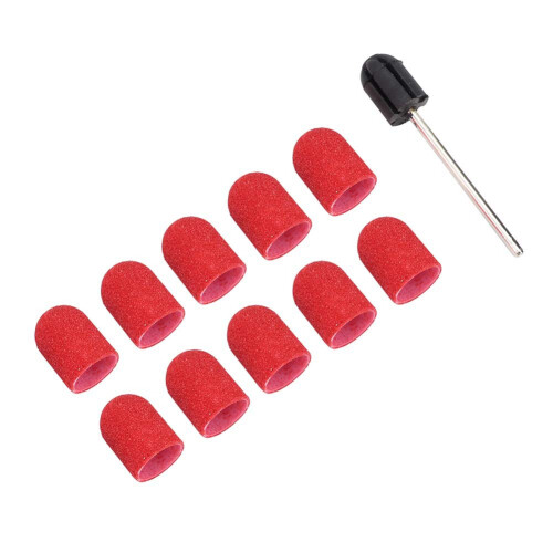Nagelkunst-Schleifring 10x15mm Rot 1