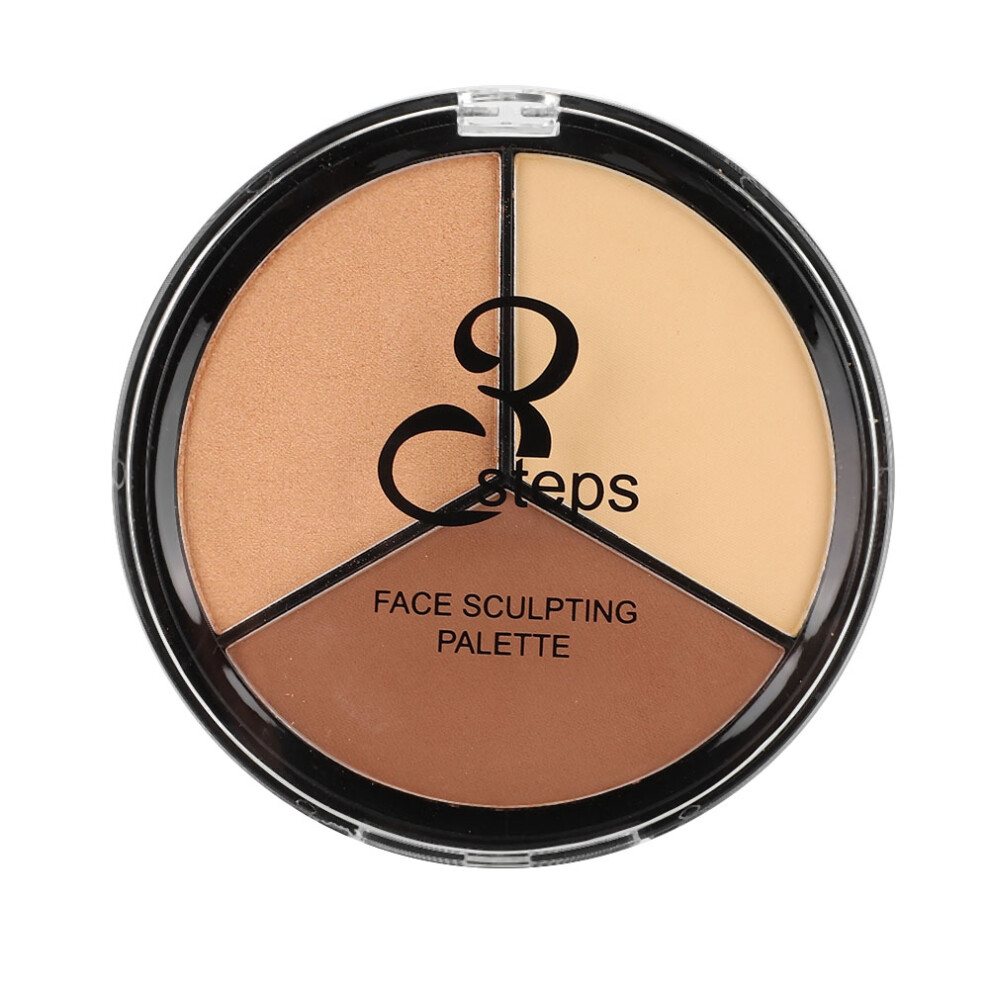 3in1 Makeup Palette Face Highlight Concealer Contour Powder #CH3-3